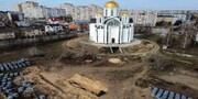 لحظه کشف ۷۳ جسد در کلیسای سنت اندرو اوکراین / فیلم