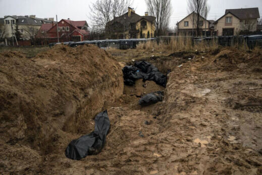 بیش از ۹۰۰ جسد غیرنظامی در حومه کی‌یف کشف شد