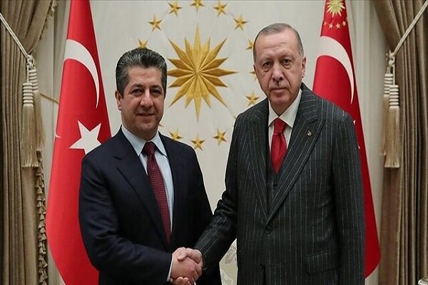 اردوغان و مسرور بارزانی در استانبول دیدار کردند