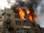 انفجار و آتش‌سوزی مرگبار یک ساختمان در تهران