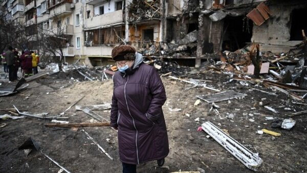 کشته شدن ۵ نفر در پی بمباران شدید خارکیف توسط روسیه