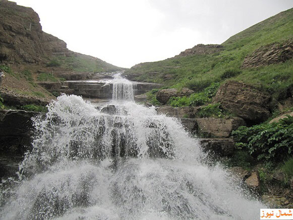 آبشار و دریاچه دریوک کشیده‌ترین آبشار زمینی ایران