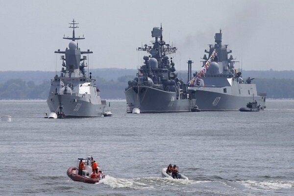 روسیه با ۱۰ شناور نظامی در دریای بالتیک رزمایش برگزار می‌کند