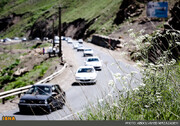 ترافیک شدید جاده چالوس در نخستین تعطیلات پس از نوروز
