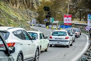 ترافیک جاده چالوس را یک‌طرفه کرد!