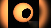 تصاویر باورنکردنی از شفاف ترین خورشیدگرفتگی در مریخ / فیلم