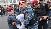 تظاهرات در ارمنستان بر سر موضوع قره‌باغ
