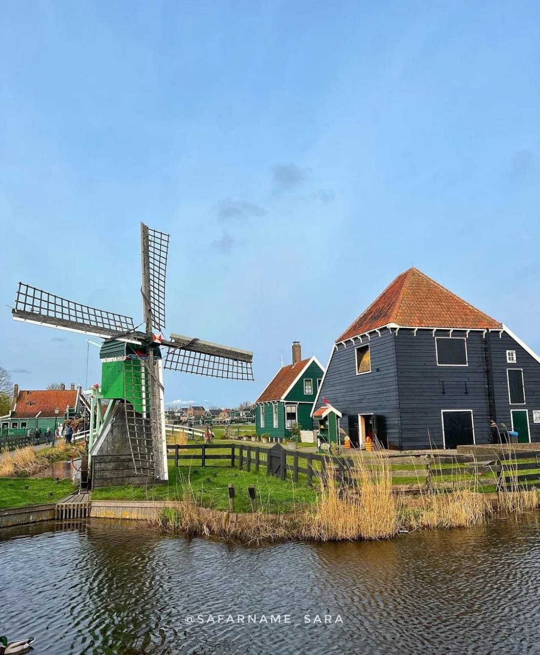 قشنگ‌ترین دهکده توریستی هلند، روایت سارا از دهکده زانس سخانس