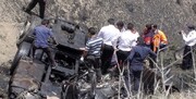 ۳ کشته و ۲۲ زخمی درپی واژگونی اتوبوس مسافربری در خوزستان