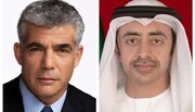 پیام تبریک وزیر خارجه امارات به مناسبت سالگرد تاسیس رژیم صهیونیستی