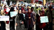 تظارات زنان افغان به اجباری شدن «برقع»