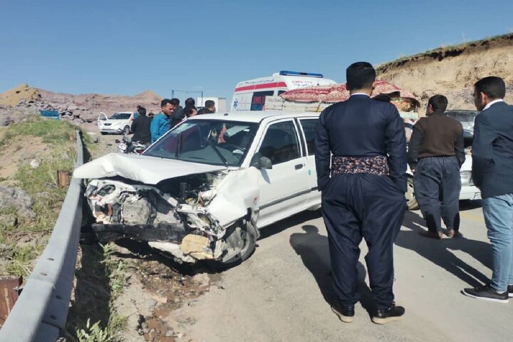 تصادف مرگبار در جاده اشنویه به ارومیه / ۱ تن کشته و ۶ نفر مصدوم شدند