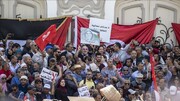 هزاران تونسی علیه قیس سعید به خیابان‌ها آمدند