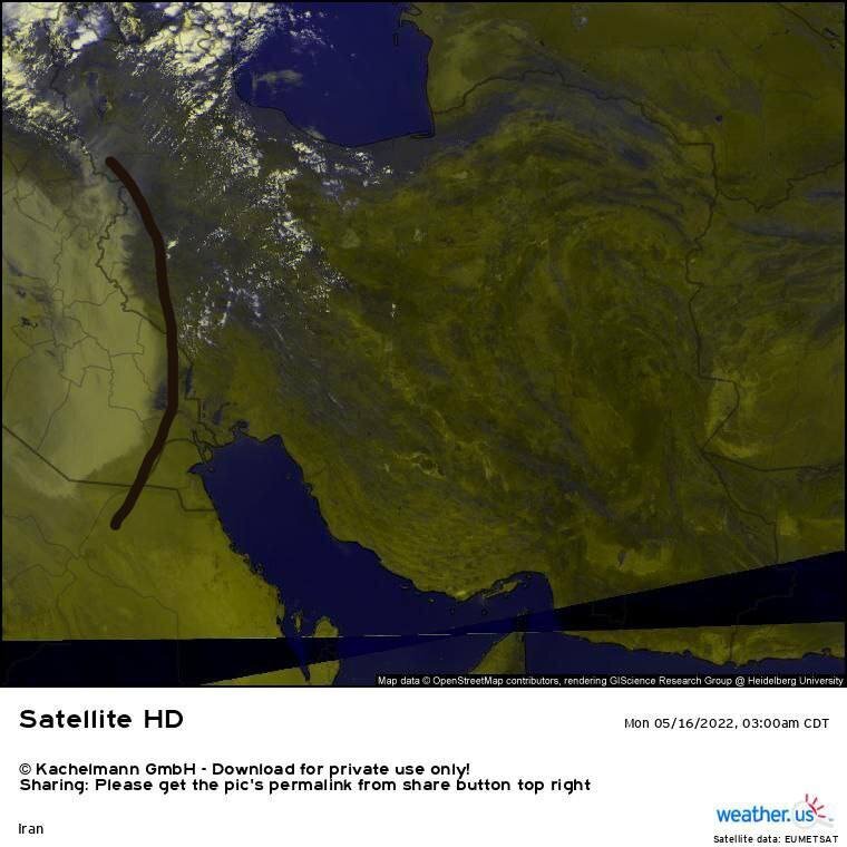 ببینید | اینجا سوسنگرد؛ گرد و خاک بیداد می‌کند | تصویر ماهواره‌ای ورود گرد و خاک از عراق به ایران را ببینید