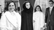همسر امیر قطر کشف حجاب کرد / تصاویر