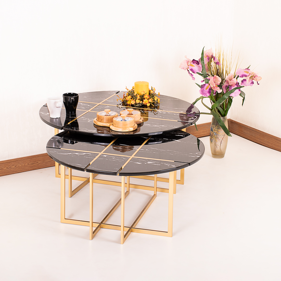 خرید بهترین میز چوبی ساده و گرد شیک ارزان قیمت