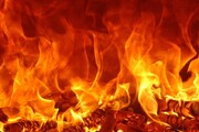 آتش‌سوزی وحشتناک در جنوب اوماهای آمریکا / فیلم