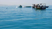 سقوط هولناک هواپیما در نزدیکی آبهای قشم امروز شنبه ۷ خرداد ۱۴۰۱ / فیلم