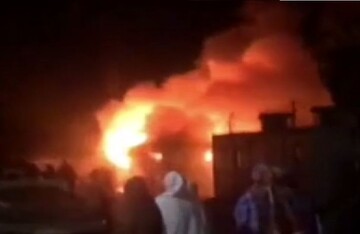 آتش سوزی وحشتناک در خوابگاه دخترانه دانشگاه علوم پزشکی بم / فیلم