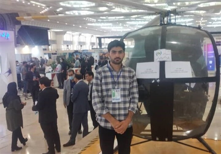 ساخت هلیکوپتر ۲ نفره با موتور پراید توسط یک ایرانی!