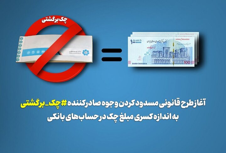 طرح مسدود کردن مبلغ چک در کلیه حسابهای بانکی در بانک توسعه تعاون اجرایی شد