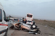 واژگونی مرگبار پژو ۴۰۵ در محور نیکشهر / ۳ نفر کشته شدند