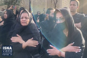 مراسم خاکسپاری مریم، از جانباختگان متروپل / فیلم