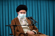 واکنش رهبر انقلاب به شعارها هنگام سخنرانی سید حسن خمینی / فیلم