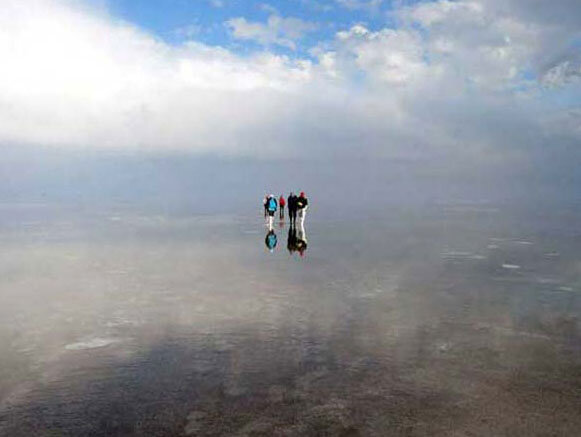 دریاچه حوض سلطان آینه طبیعی ایران