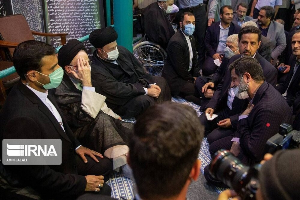 استاندار سابق خوزستان در مراسم وداع با مرحوم دعایی / عکس