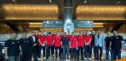 ورود تیم ملی بسکتبال نوجوانان ۲۰۲۱ ایران به قطر