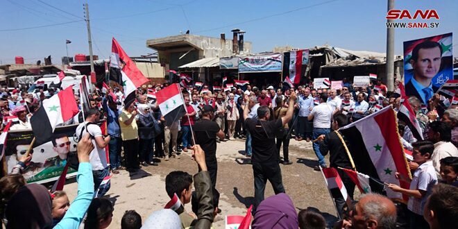 مردم سوریه در حلب در اعتراض به اشغالگری ترکیه به خیابان آمدند
