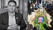 پیکر حسین عبدالباقی به خاک سپرده شد / تصاویر