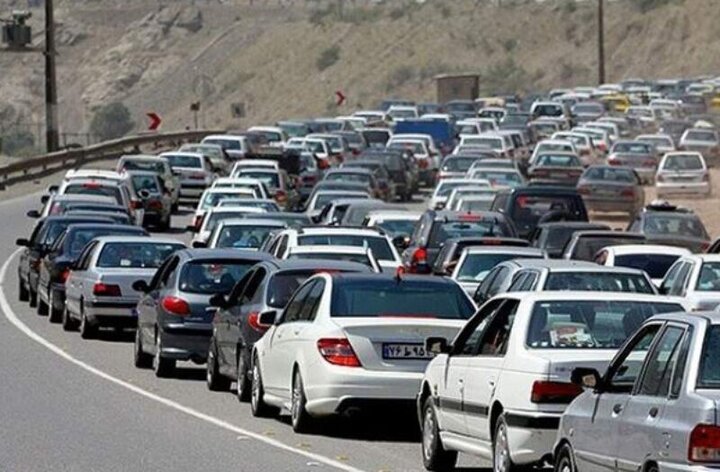 ترافیک سنگین در محور چالوس | آخرین وضعیت راهها در جمعه ۲۷ خرداد ۱۴۰۱