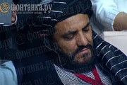 خوابیدن اعضای طالبان حین سخنرانی پوتین / فیلم