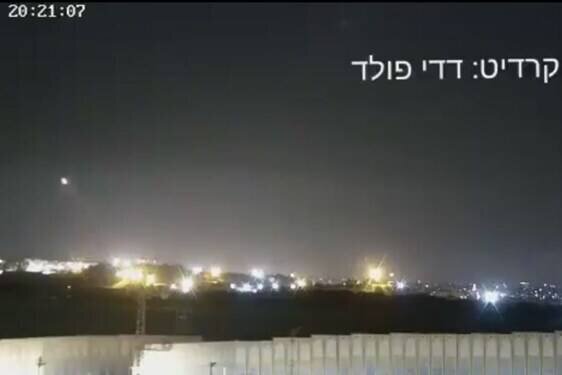 شلیک راکت از نوار غزه به عسقلان / فیلم