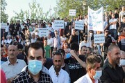مردم اربیل عراق در اعتراض به افزایش قیمت سوخت به خیابان‌ها آمدند