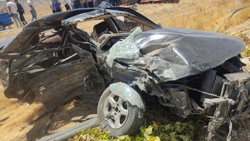 تصادف مرگبار در محور اندیمشک پل زال / ۱ نفر کشته شد