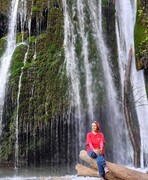 روایت کاترین کمالی از «آبشار کبودوال» در استان گلستان