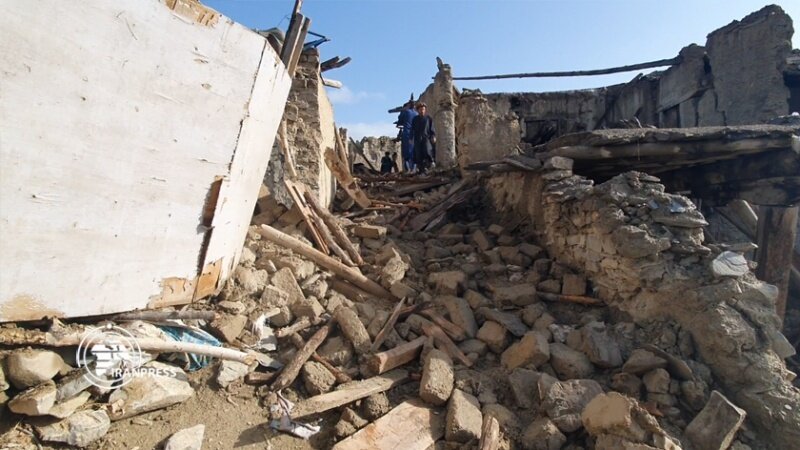 تخریب منازل مردم افغانستان در پی زلزله اخیر + کس