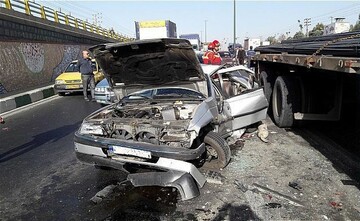آمار تصادفات تهران به کمترین مقدار رسید