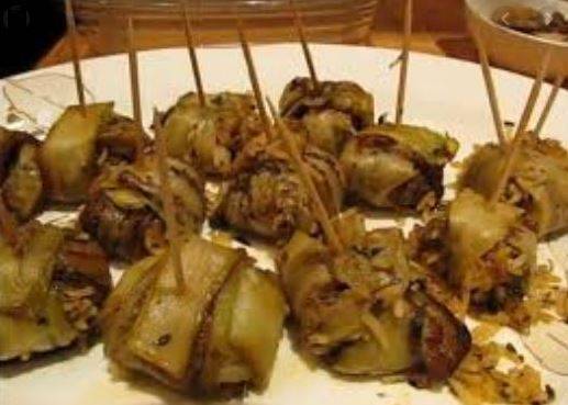 بقچه بادمجان غذایی سبک و خوشمزه