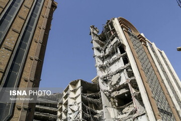 چهل روز پس از فاجعه ریزش «ساختمان متروپل» / تصاویر