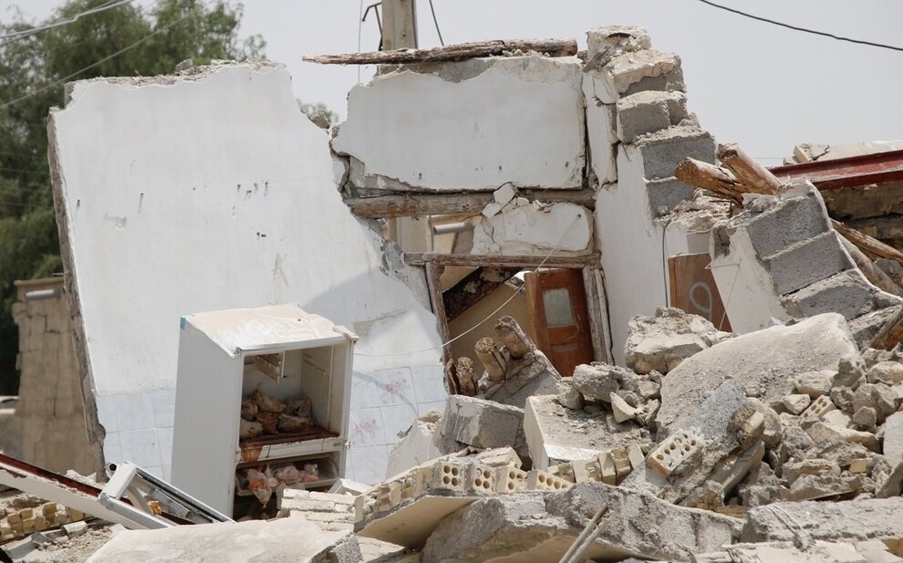 تصاویری از وضعیت هرمزگان پس از زلزله ۶.۱ ریشتری