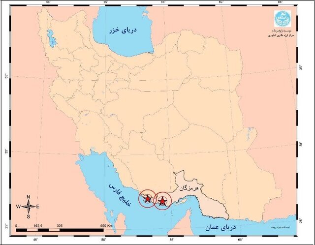 ثبت ۱۲۴ زمینلرزه در مدت ۱۵ روز در دو بندر استان هرمزگان/توسعه ۱۶ ایستگاه لرزهنگاری در منطقه