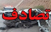 تصادف عجیب پژو با پراید در زنجان / فیلم