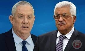محمود عباس با وزیر جنگ رژیم صهیونیستی دیدار کرد