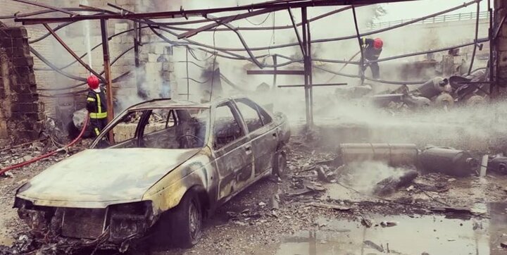 انفجار وحشتناک کارگاه گاز مایع در آمل + علت چه بود؟ / فیلم و عکس