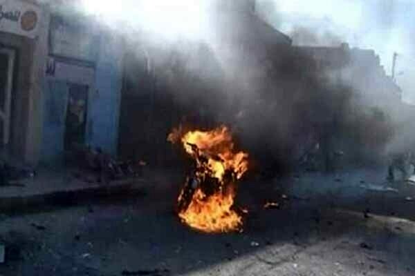 انفجار هولناک موتورسیکلت بمب‌گذاری شده در شمال سوریه / عکس