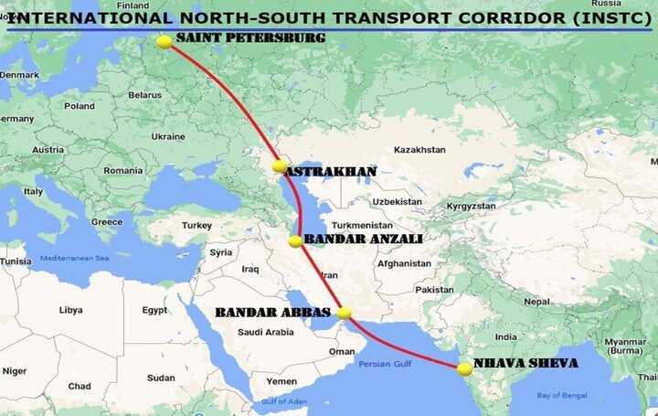 افتتاح کریدور شمال- جنوب با ارسال ۳۰۰ کانتینر  باری به روسیه 